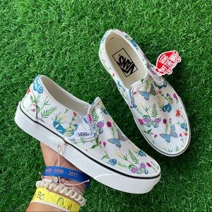 Vans Classic Slip On Butterfly Floral